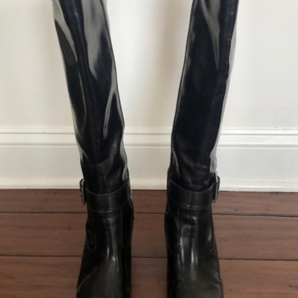 Franco Sarto Black Boots